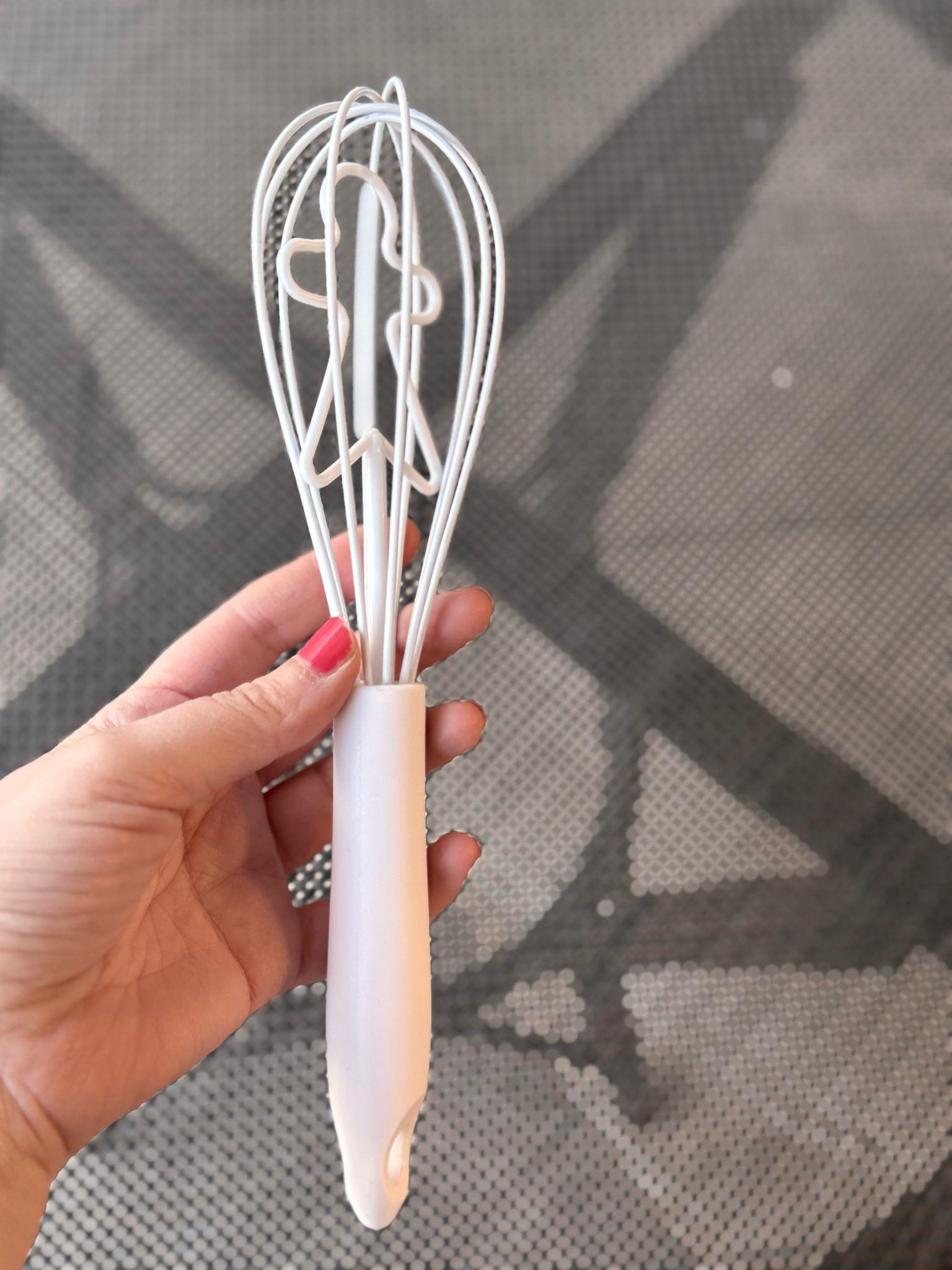 Beyaz Human Silikon Çırpıcı - 26 cm / 1 Adet