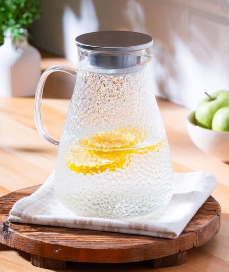 Borosilikat Cam Sürahi - 2100 ML