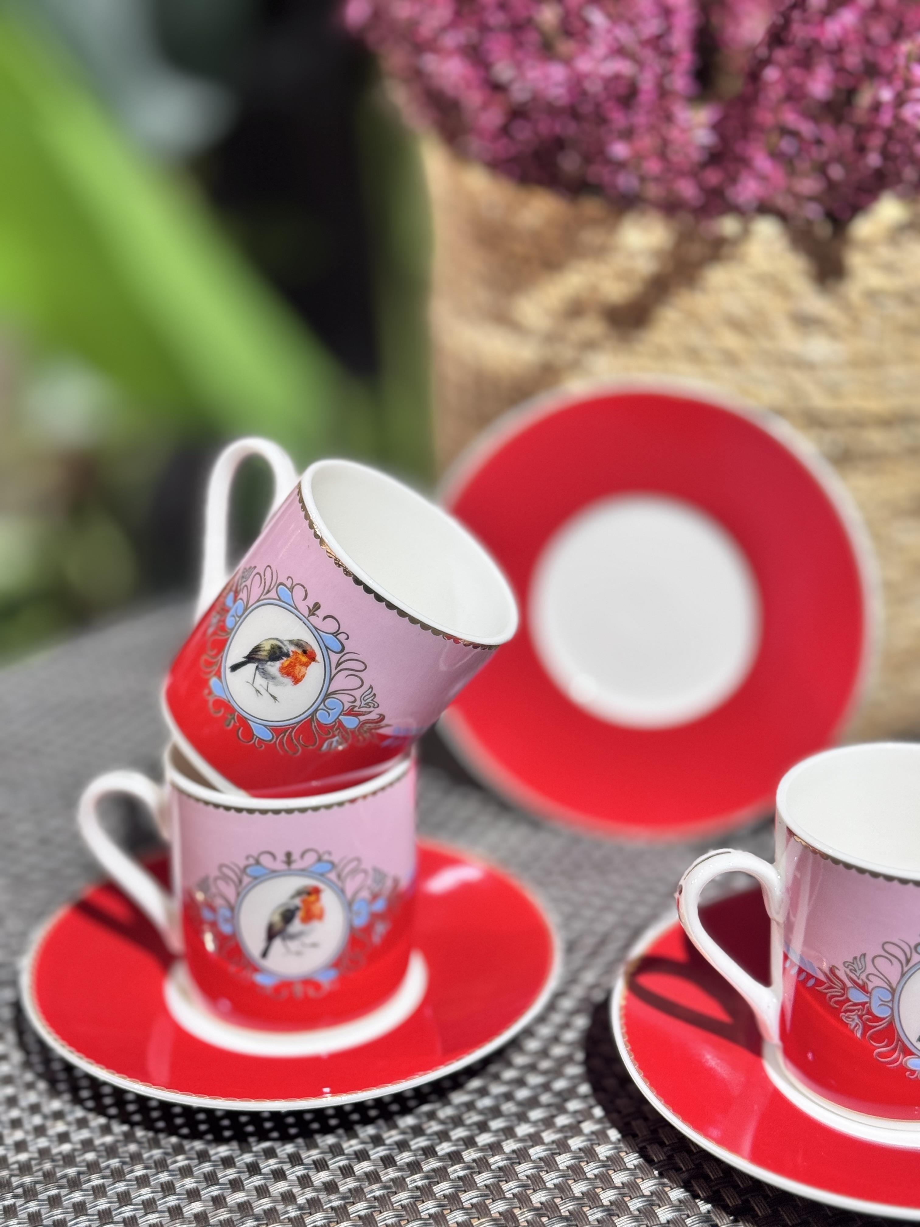 Candy 6 Kişilik Kahve Fincan Takımı - 90 ml