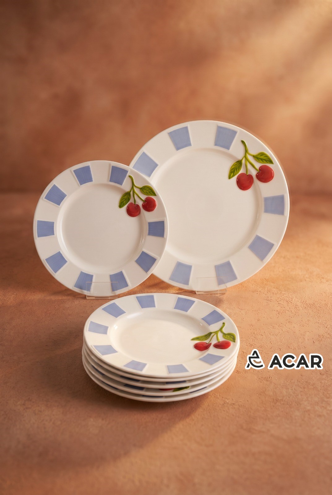 Cherry Much Collection 7 Parça Pasta Seti - Blue