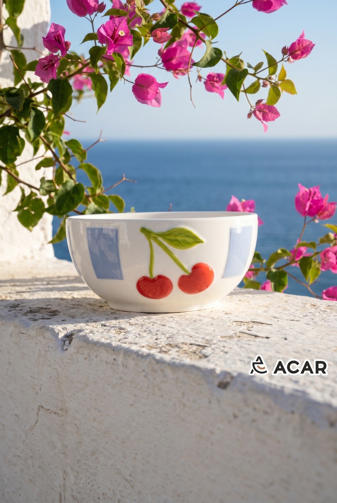 Cherry Much Collection Porselen 7 Parça Kase Seti - Blue