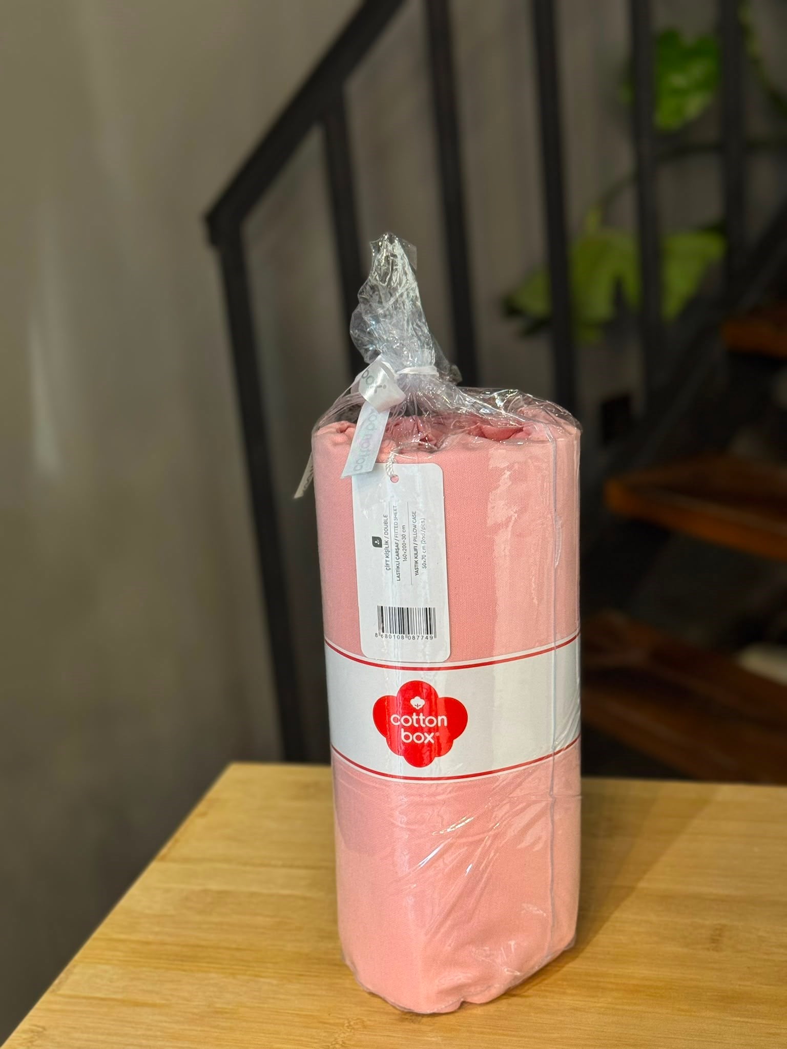 Cotton Box Delux Fitted Çarşaf Seti 100 x 200 cm - Pudra