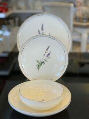 Del Plata 6 Kişilik 24 Parça Porselen Yemek Takımı