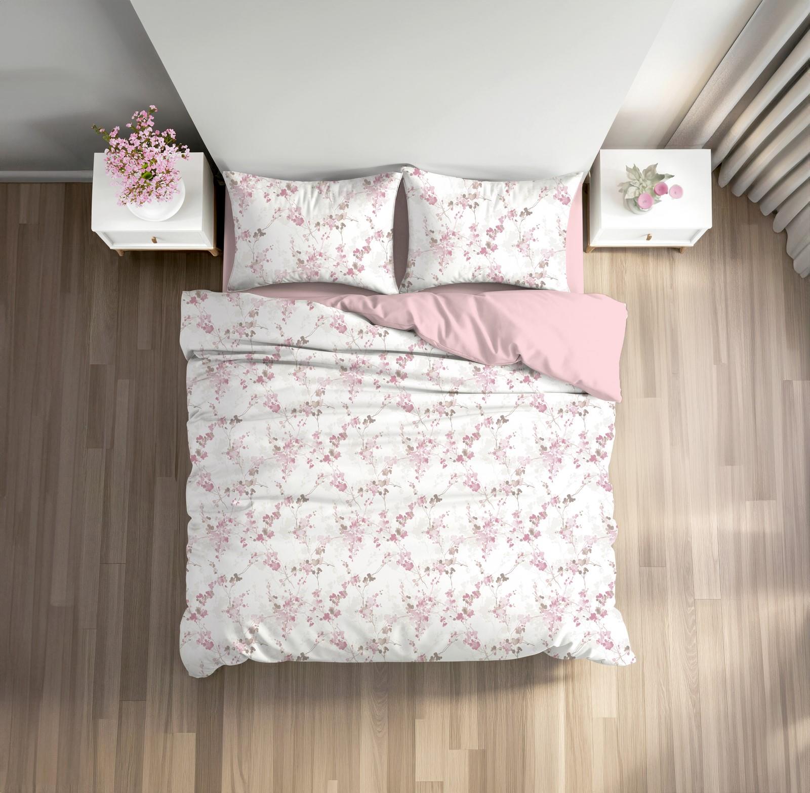 Fixbox Ranforce Tek Kişilik Çarşafı Lastikli Nevresim Takımı Flair Pembe