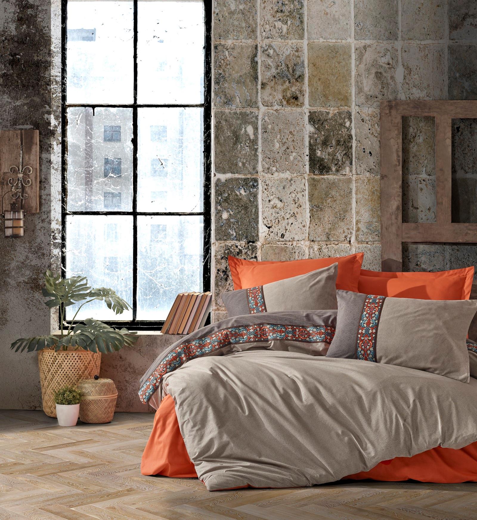 Folk Art Çift Kişilik Nevresim Takımı True Tarçın