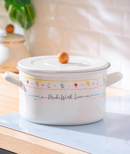 Made With Love Emaye Kızartma Tencere - 22 cm