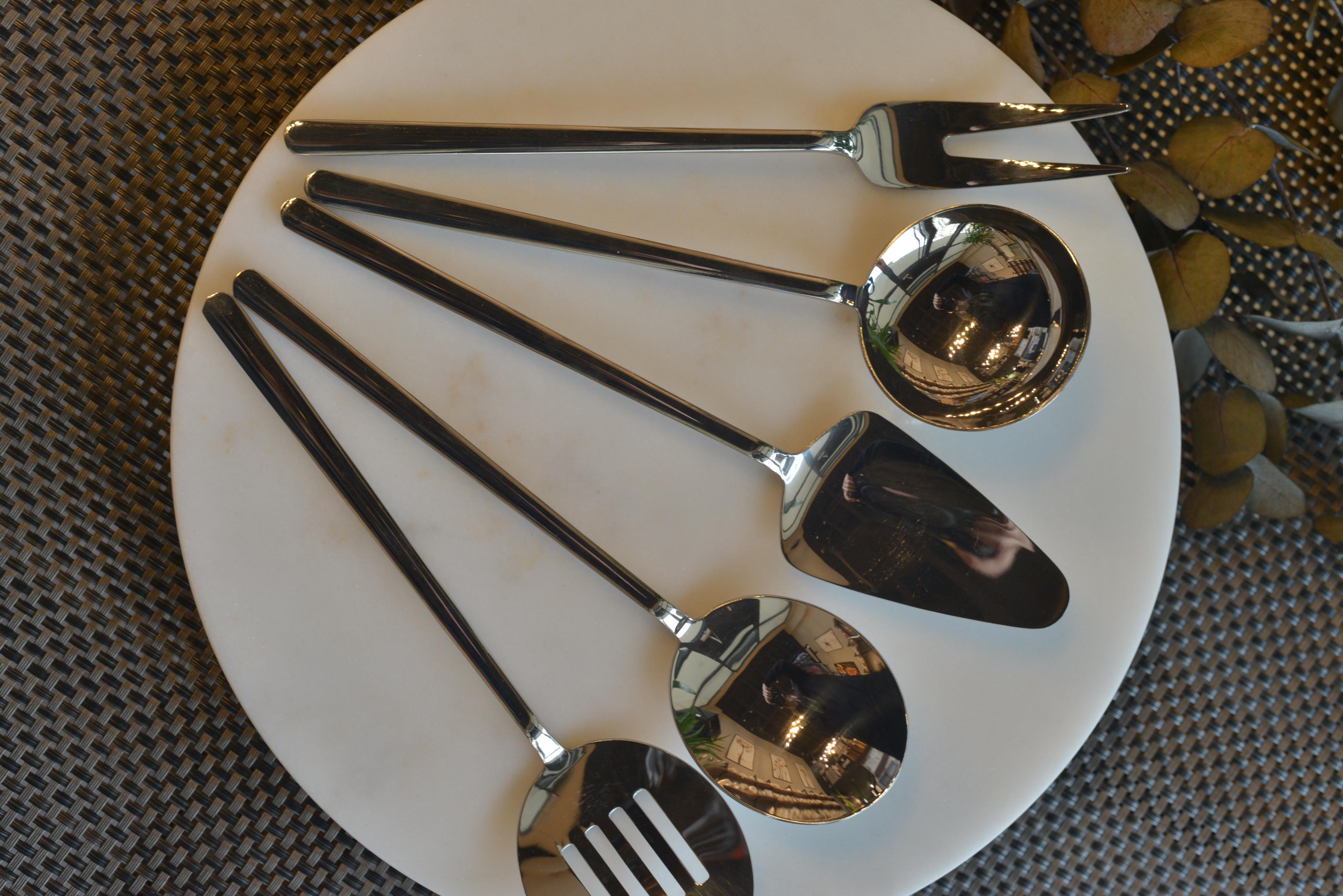 Milano 5 Parça 18/10 Paslanmaz Çelik Sos & Kepçe Seti