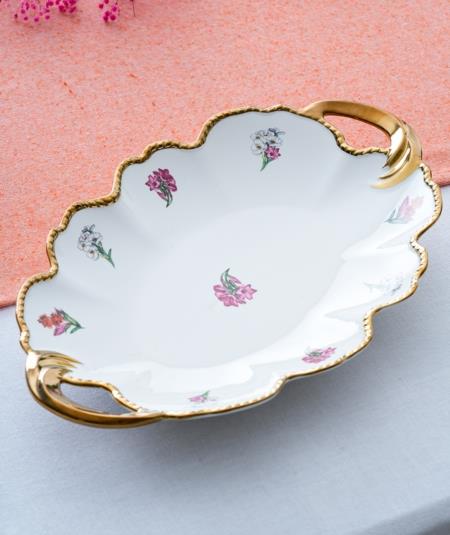 Moralez Porselen Sunum Servis Tabak - 36.5 cm