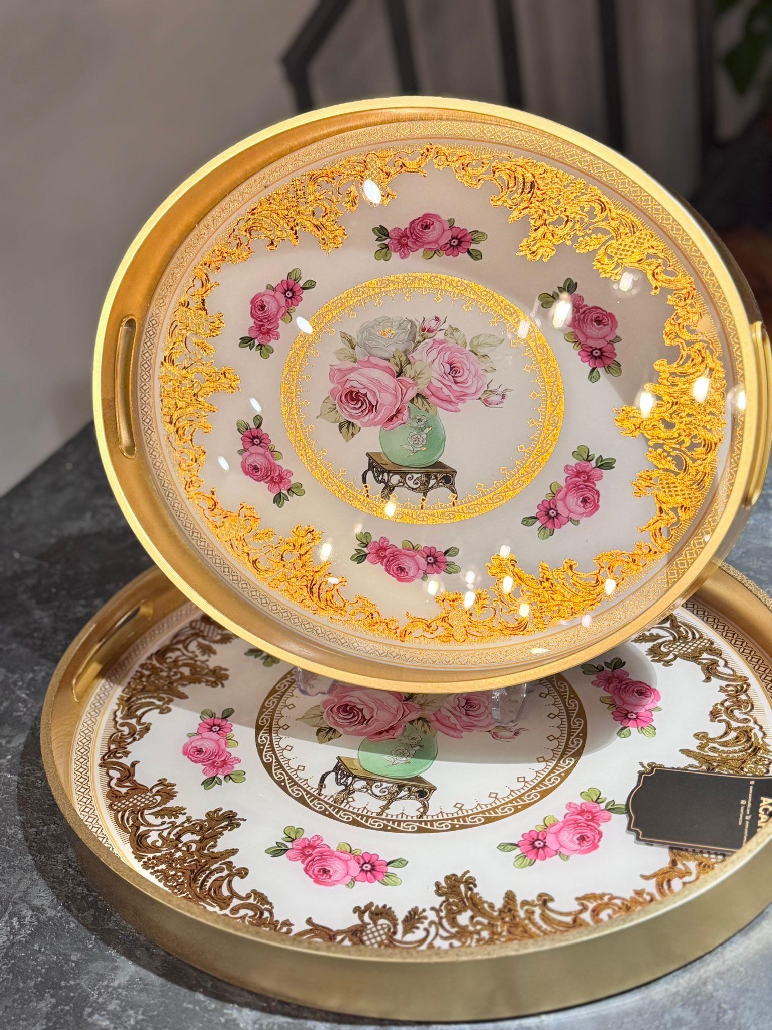 Nica 2 li Cam Tepsi Seti