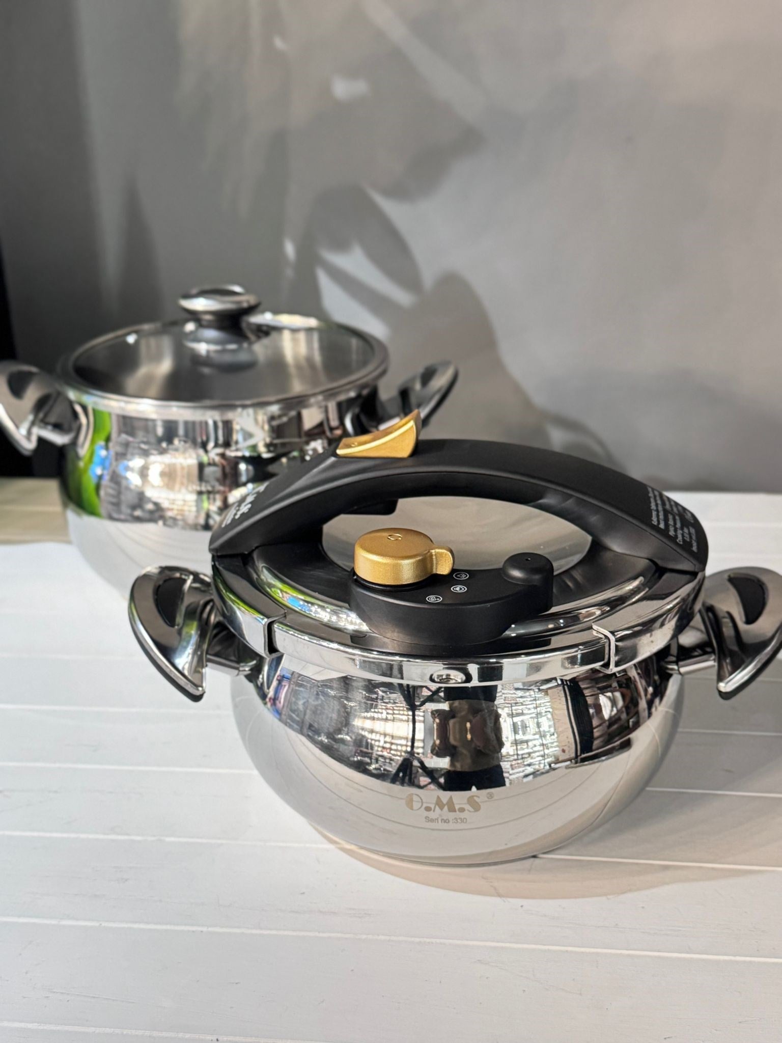 OMS 2 Li Matik Paslanmaz Çelik Düdüklü - 5L - 7L