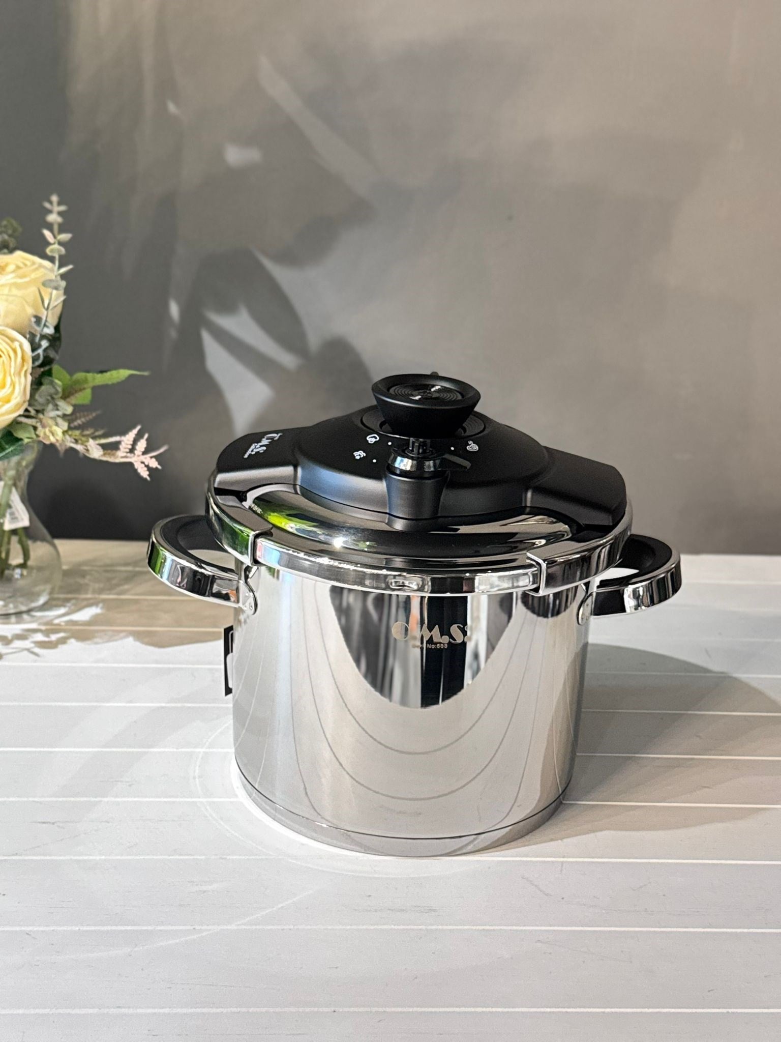 OMS 7 Litre Matik Paslanmaz Çelik Düdüklü Tencere