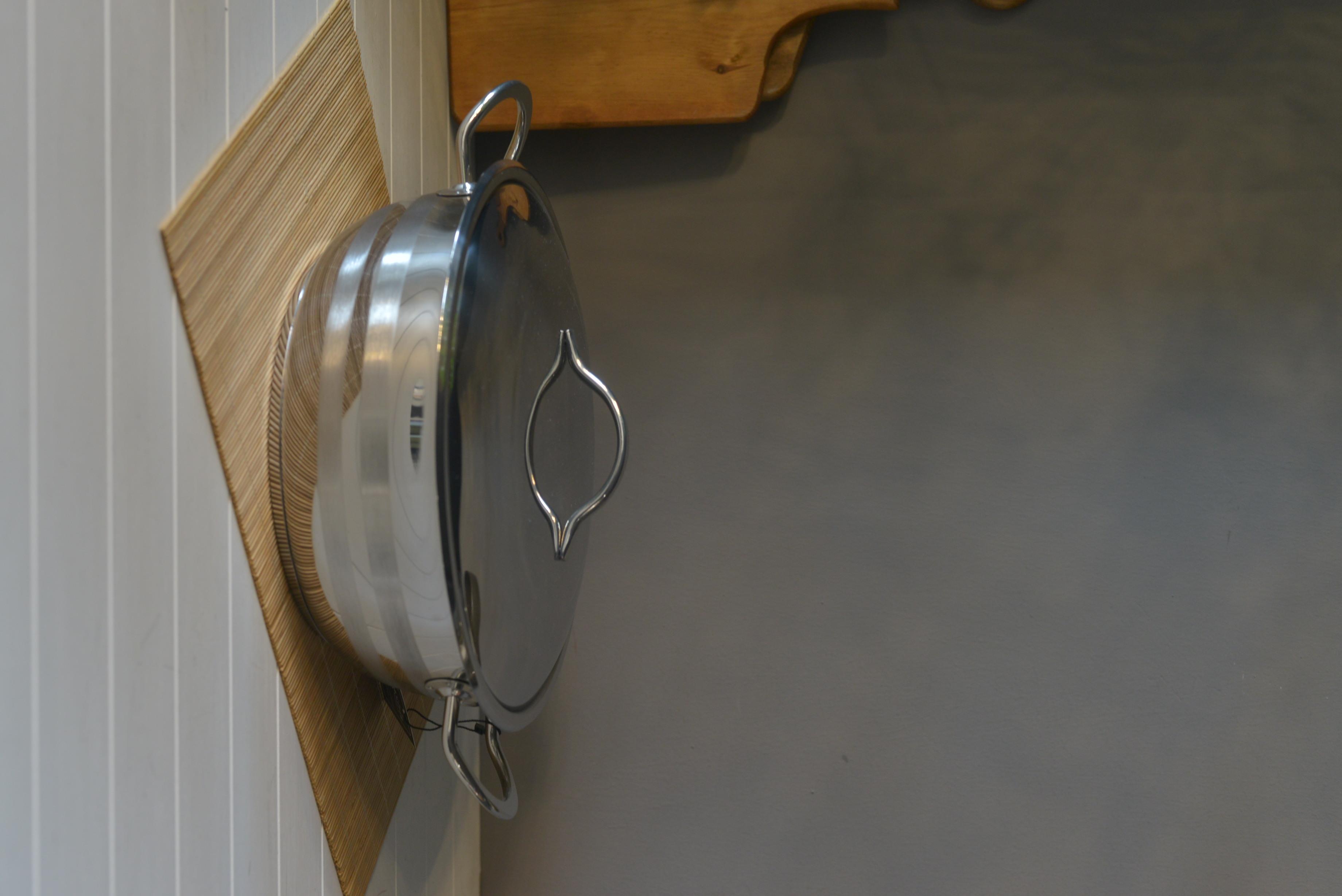 OMS Basık Çelik Tencere - 28 cm