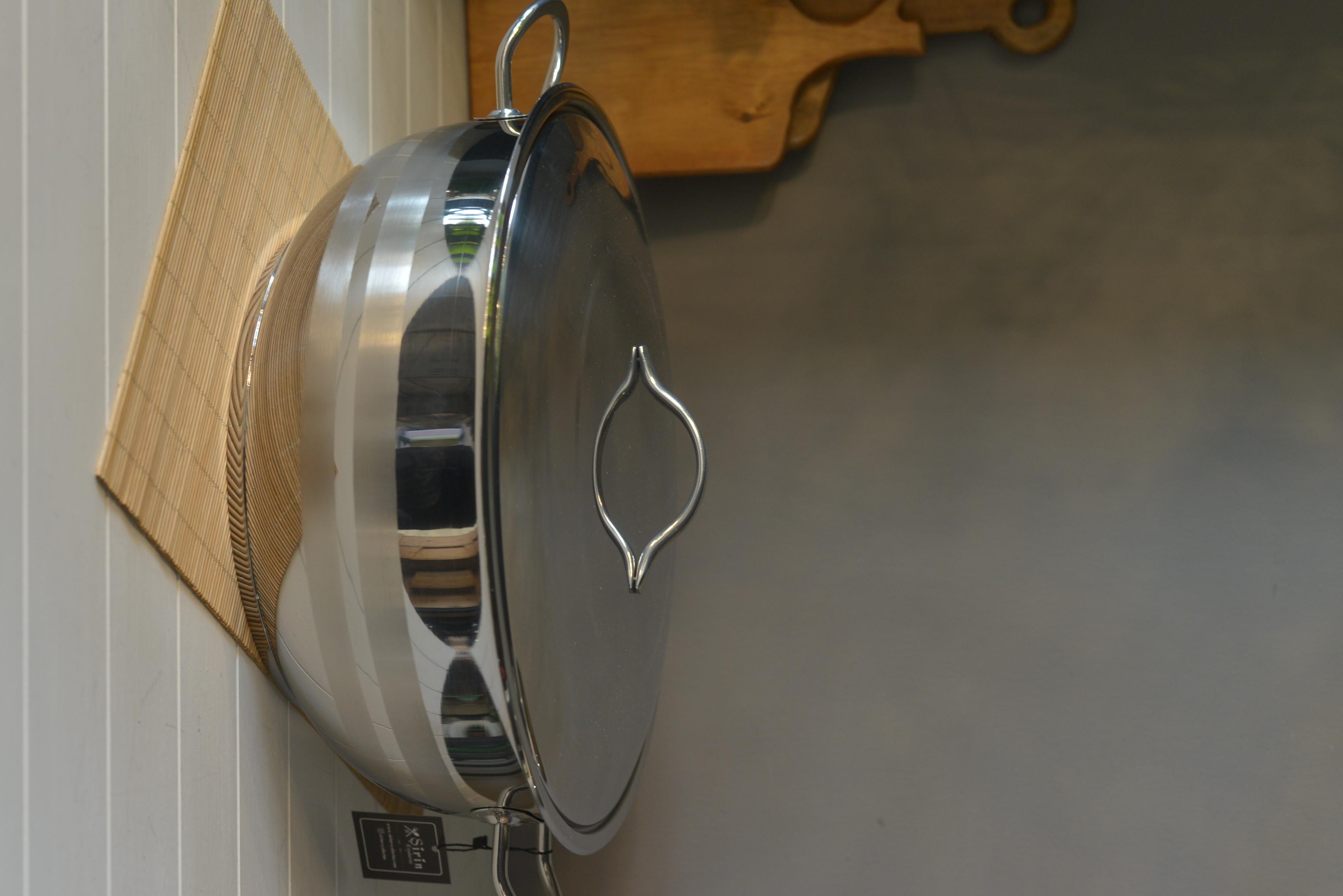 OMS Basık Çelik Tencere - 36 cm