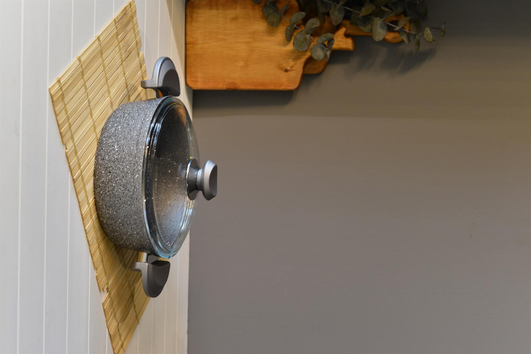 OMS Granit Basık Tencere 22 cm