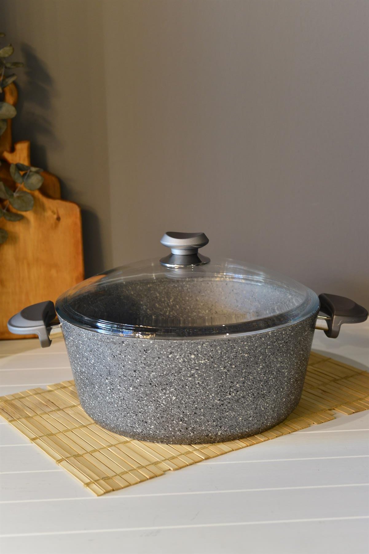 OMS Granit Derin Tencere 30 cm