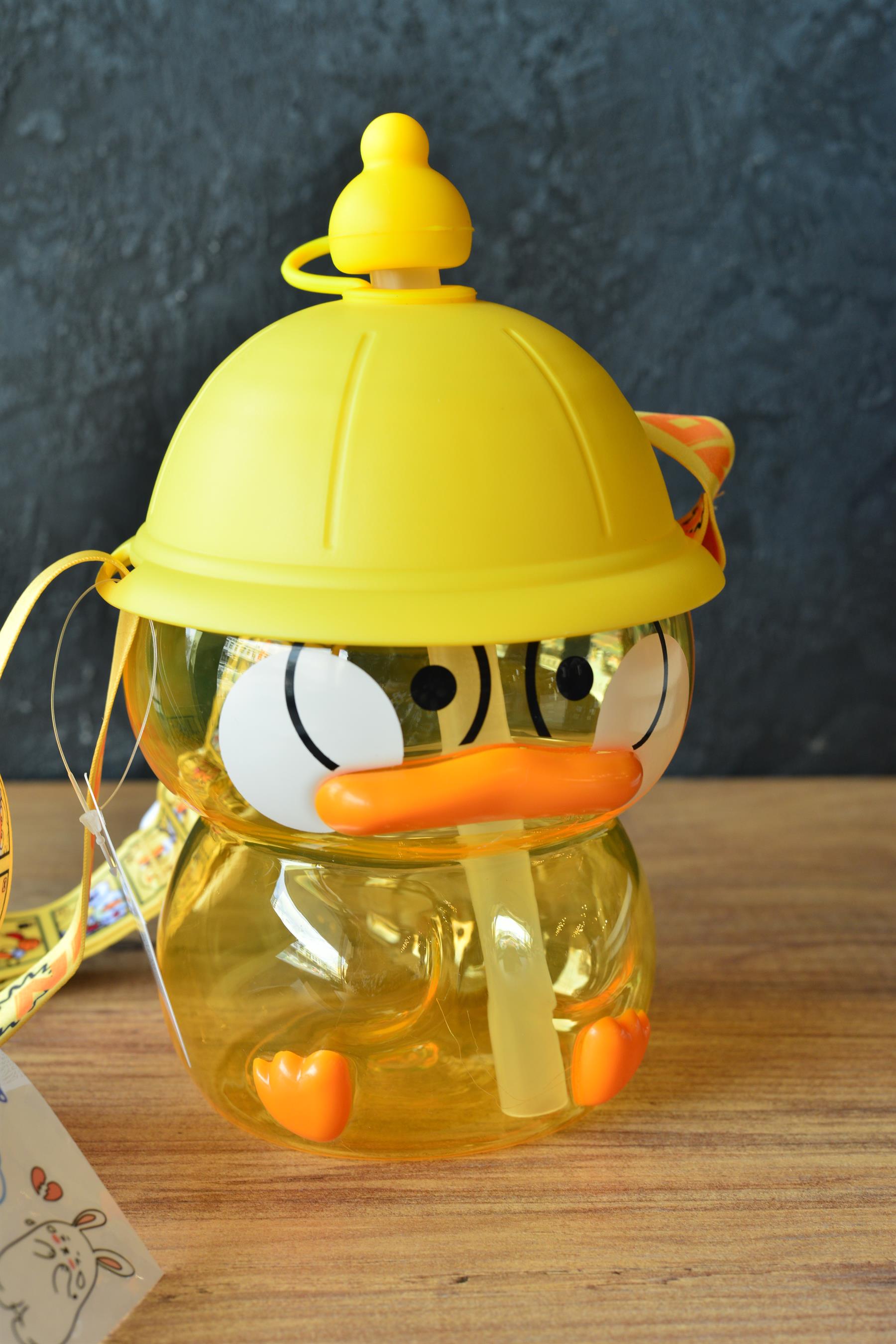 Ördek Çocuk Su Matarası 1100 ML / Sarı