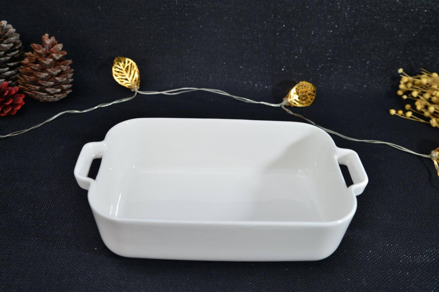 Porselen Fırın Tepsi Orta Boy 30 cm