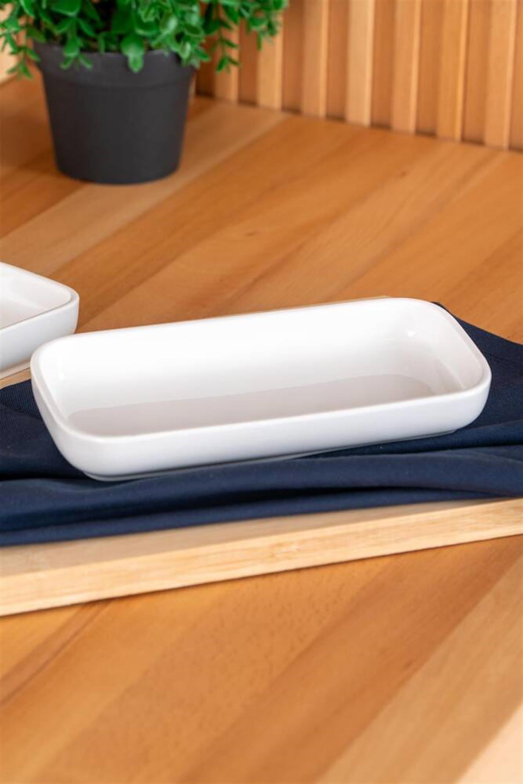 Pure Royal Dikdörtgen Kayık Tabak - 20 cm / 1 Adet