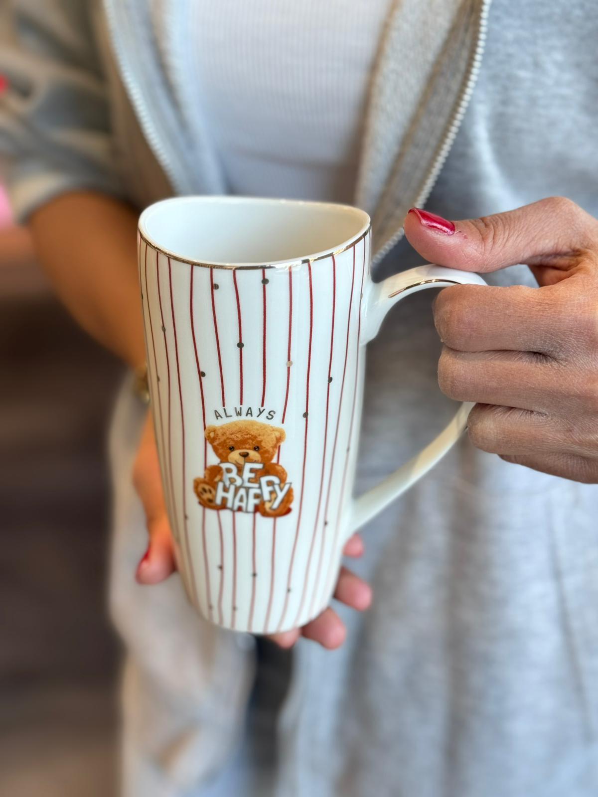 Red Bear Mug Kupa Bardak - 400 ml / 1 Adet