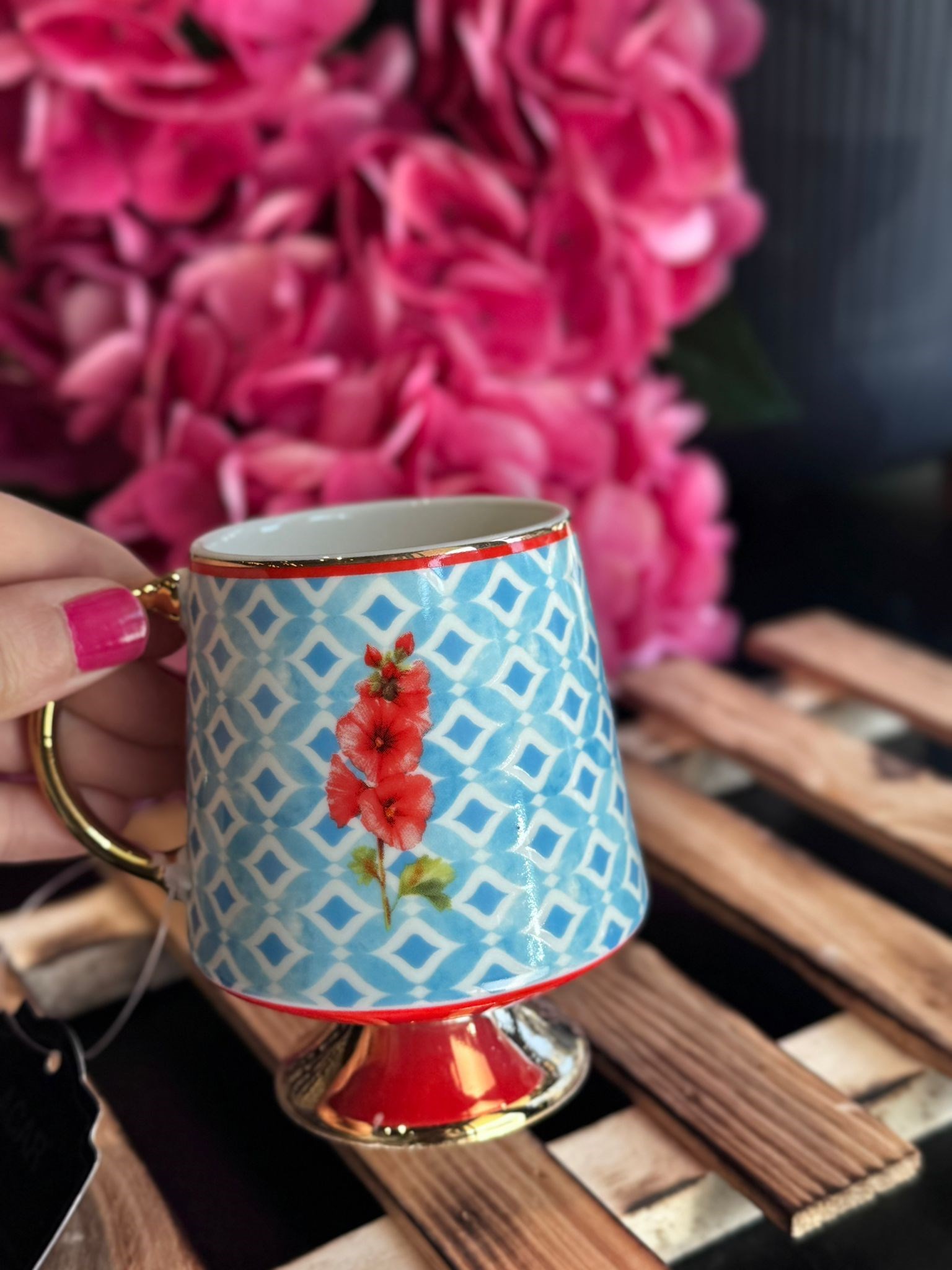 Red Seraphina Collection Mug Kupa Bardak - 150 ml / 1 Adet