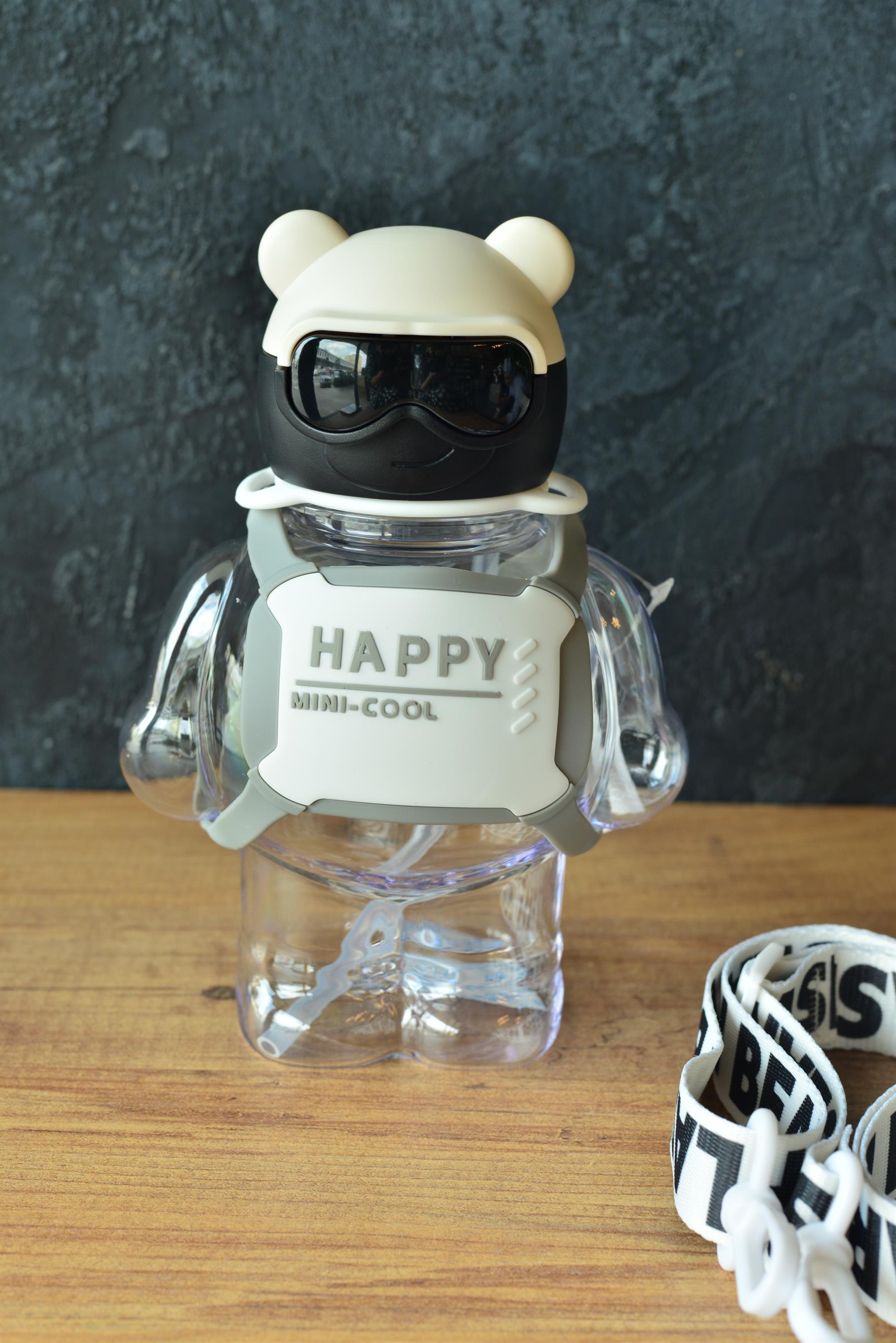 Robocop Çocuk Su Matarası 700 ML / Beyaz