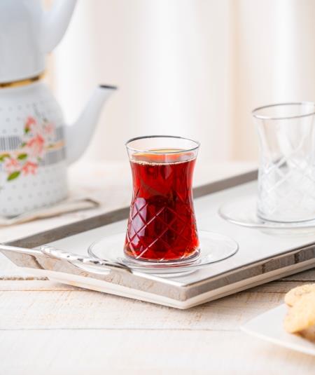 Roland 6 Kişilik 12 Parça Silver Çay Seti