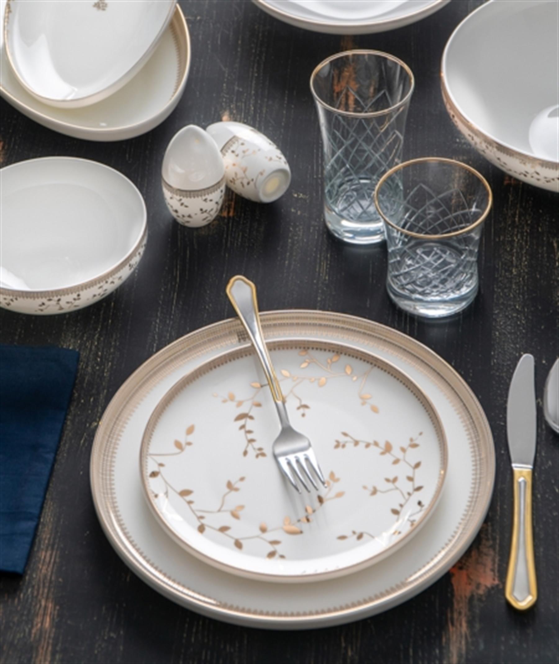 Serafina 57 Parça Porselen 12 Kişilik Yemek Takımı