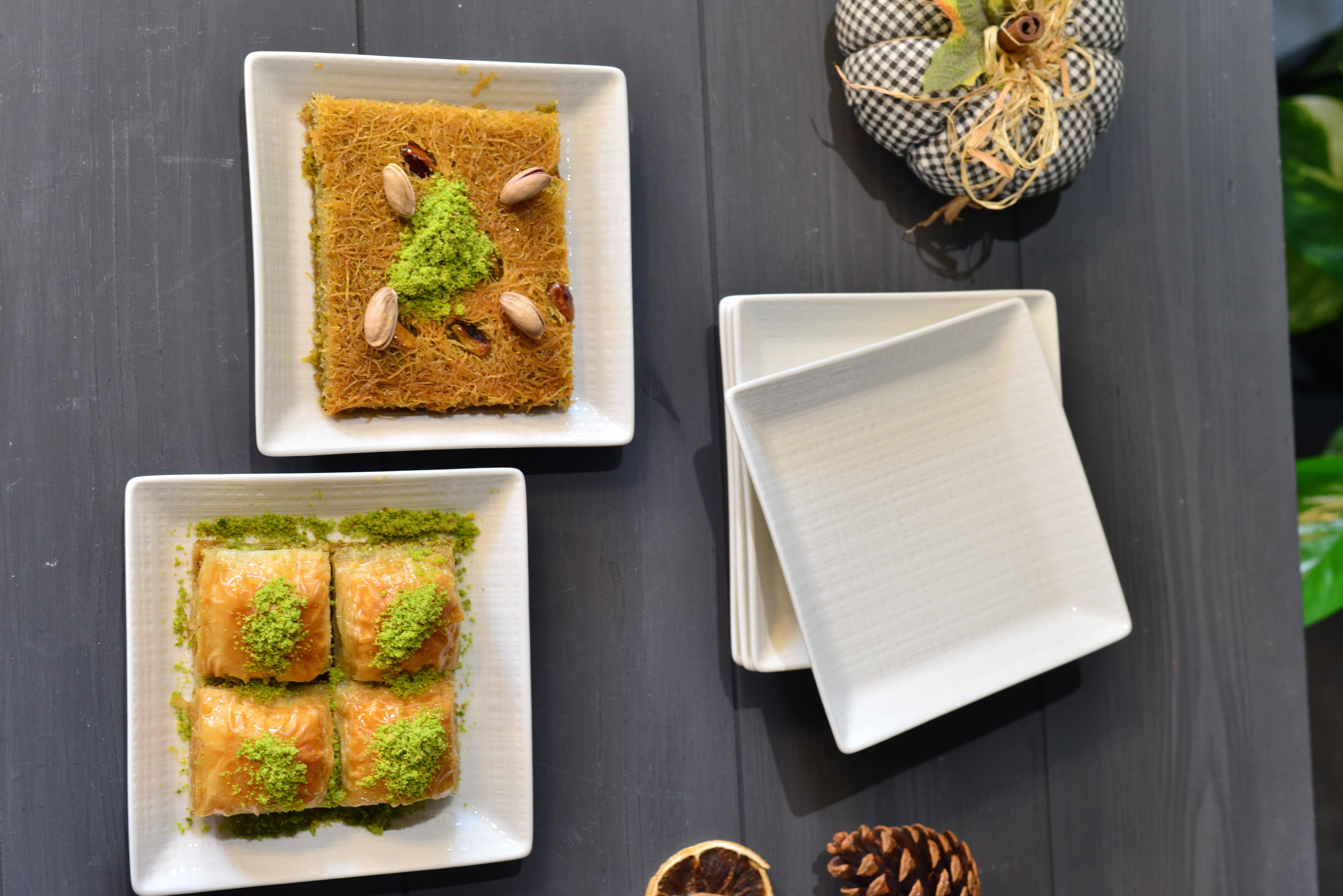 Sofia 6 Lı Kare Pasta Tabak - 14 cm