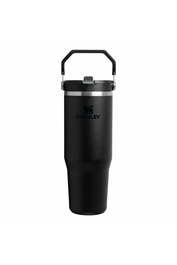 Stanley The IceFlow Flip Straw Pipetli Termos Bardak 0,89 LT - 30oz Black