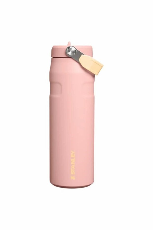 Stanley The IceFlow Flip Straw Pipetli Termos Bardak 0,70 LT / 24 OZ - Peach Rose