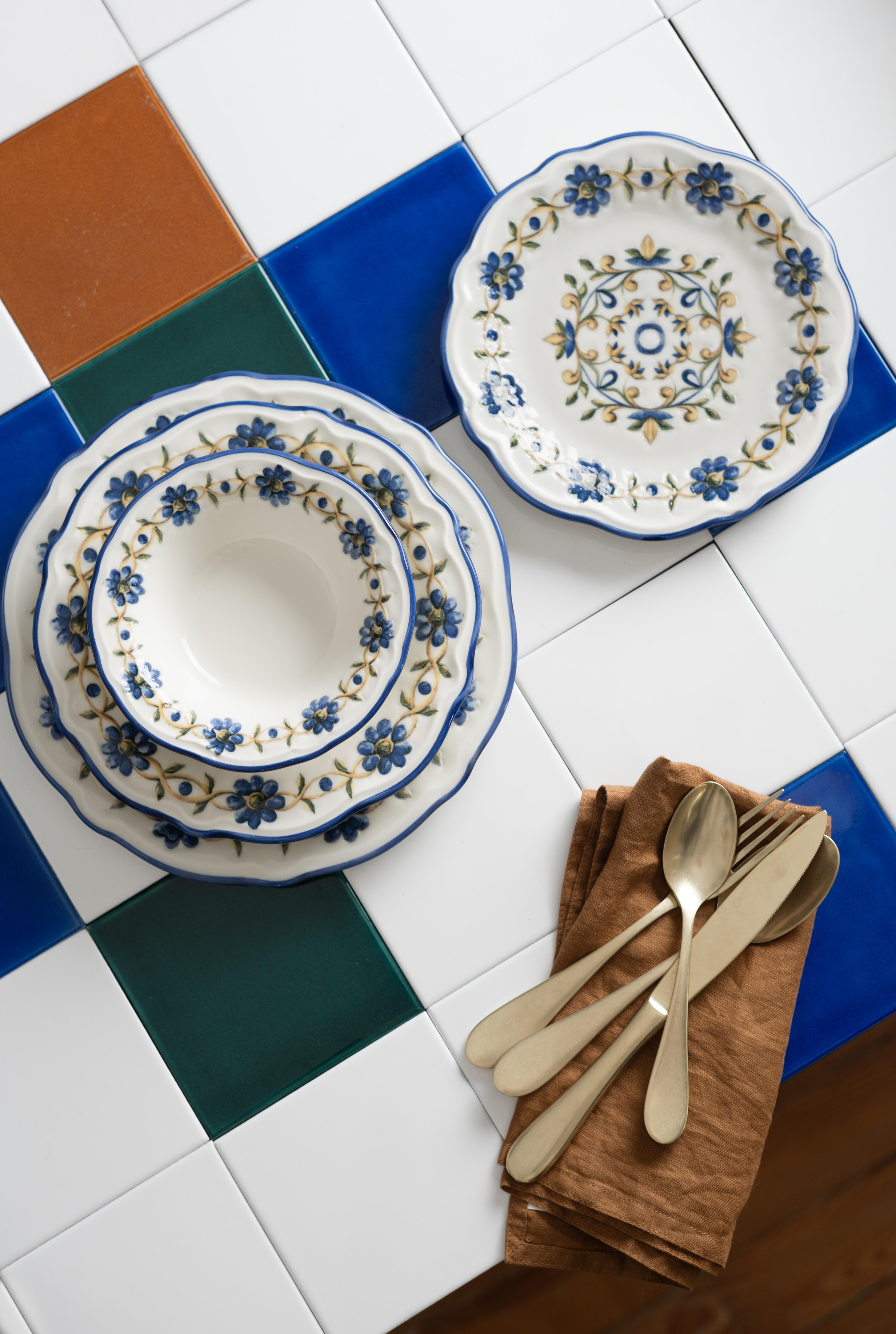 Tuscan 6 Kişilik 24 Parça Porselen Yemek Takımı