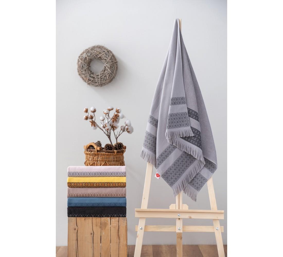 Twins Havlu 75x150 Gri