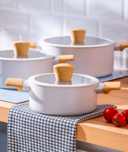 Ultimate Pro Döküm Seramik 6 Parça Tencere Seti