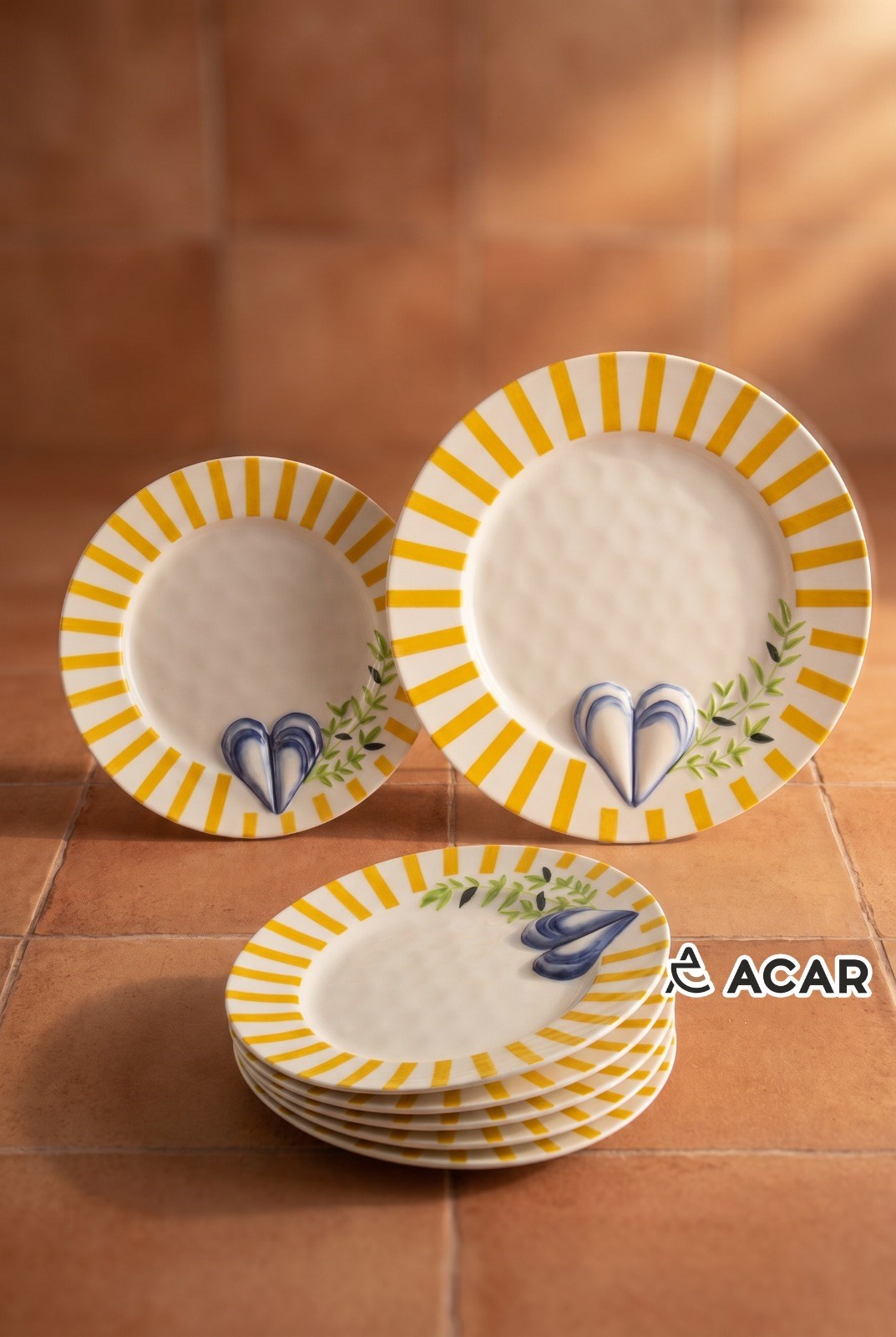 Vetrina Collection 7 Parça Pasta Seti - Yellow