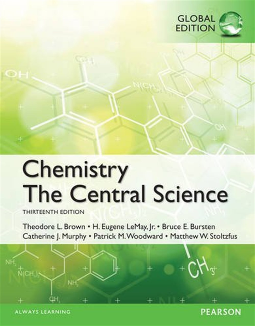 Chemistry the Central Science,13th Ed. (Global Edition)