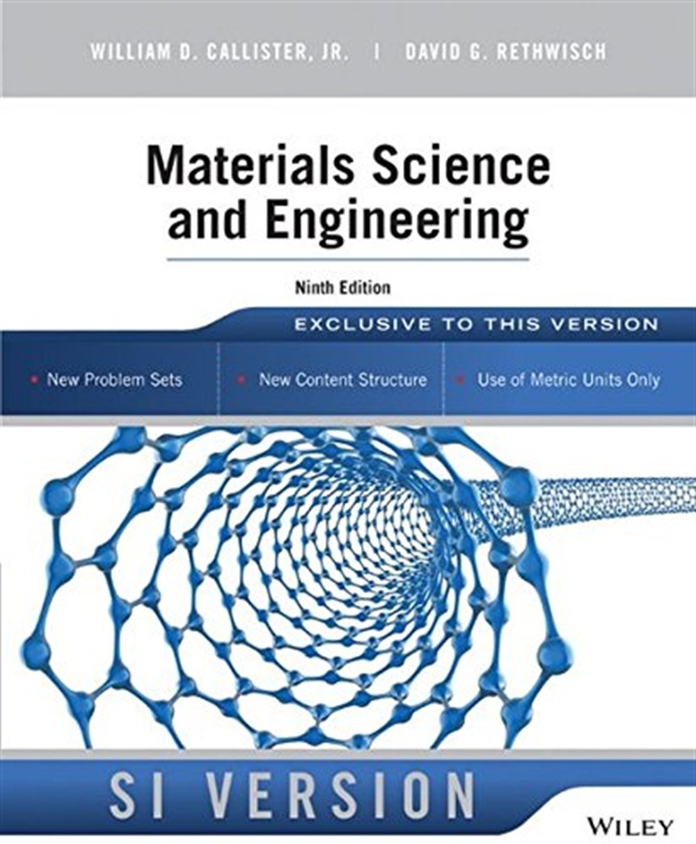 Materials Science And Engineering, 9th Ed. (SI Version)