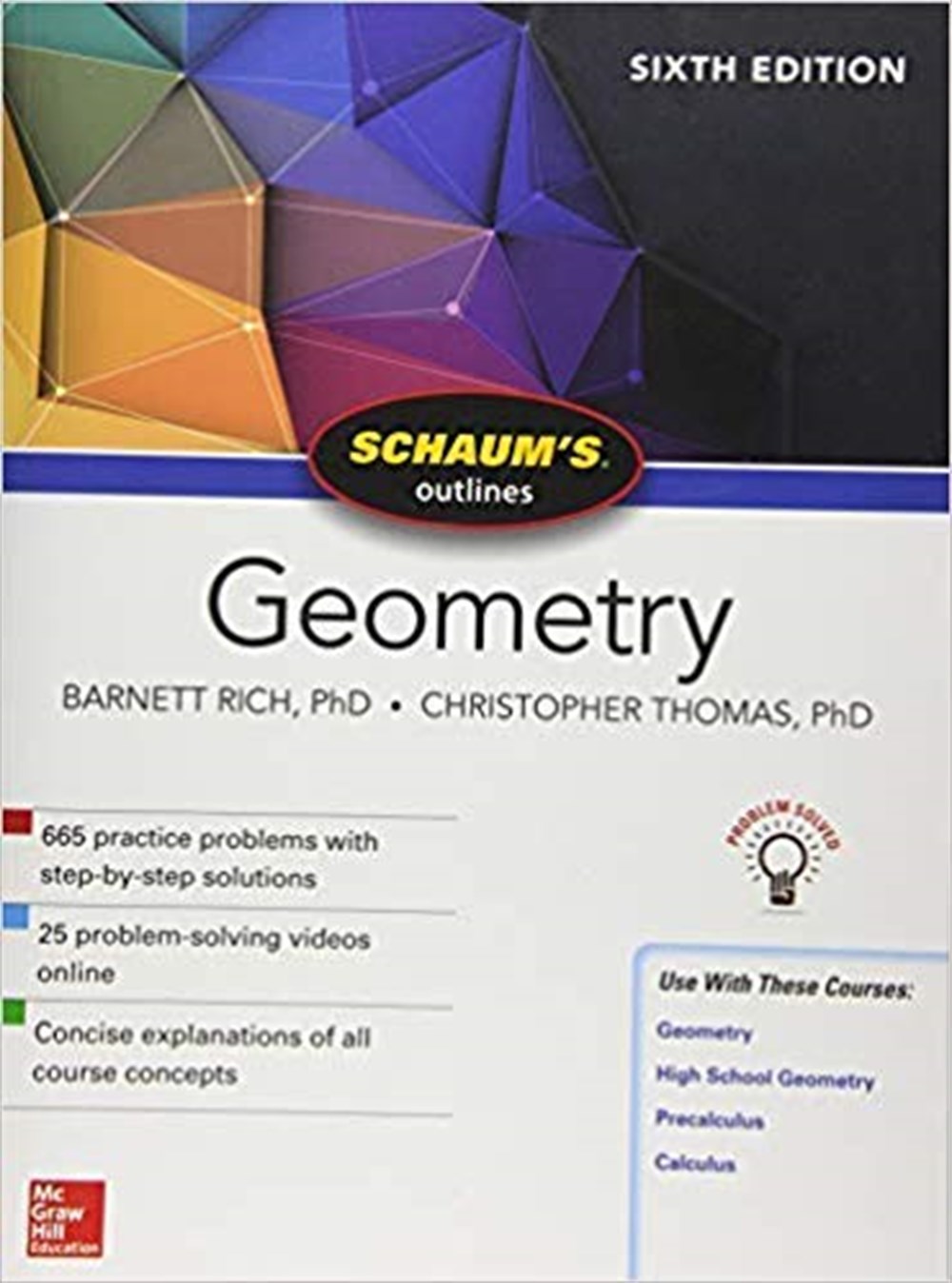 Schaum's Outline of Geometry, Sixth Edition