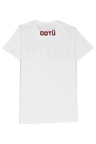ODTÜ Logolu T-shirt (Beyaz)