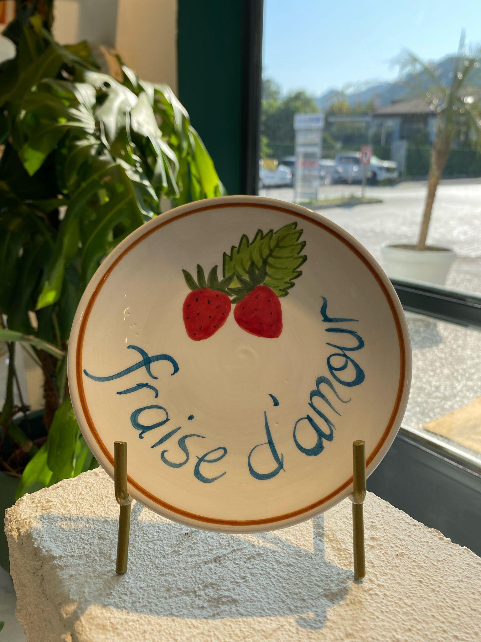PETITESTRAWBERRY 3D MINI PLATE