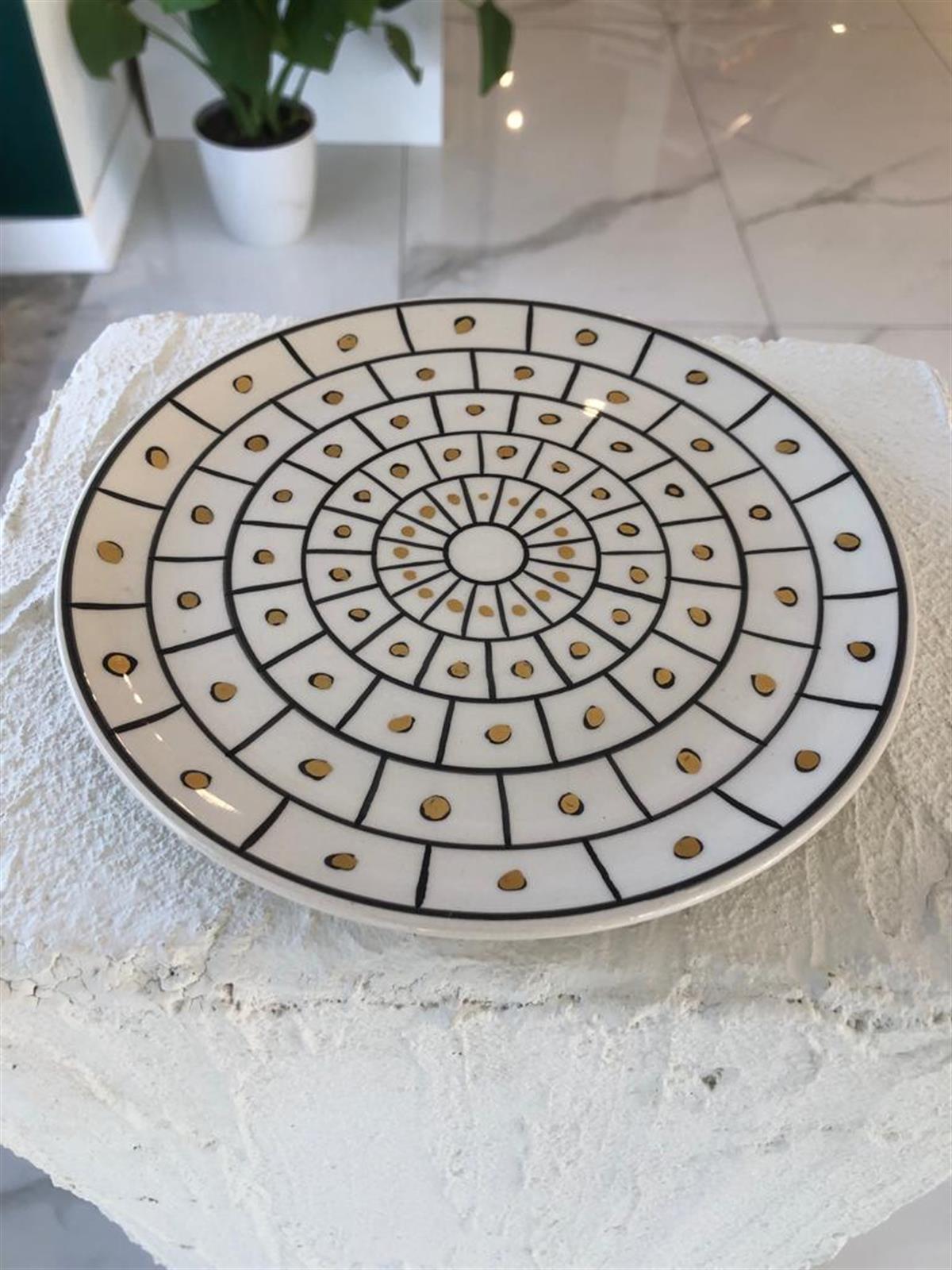 SALEEN ART  DESENLİ PASTA TABAĞI