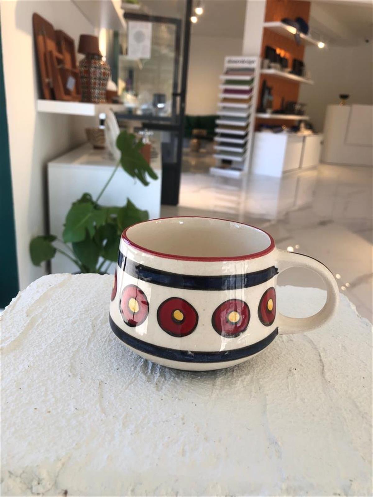 SALEEN ART KIRMIZI DESENLİ MUG