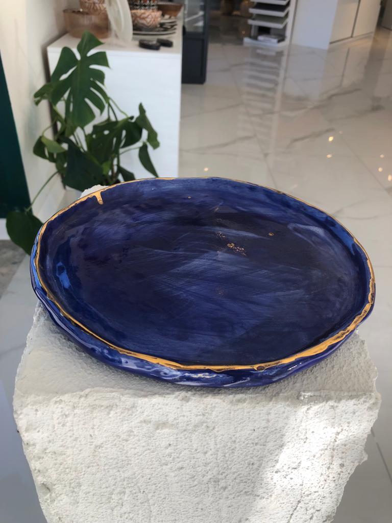 LACİVERT SERVİS TABAĞI