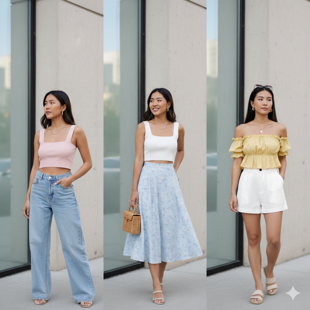 Crop Top Altına Ne Giyilir? Günlük ve Şık Kombin Fikirleri