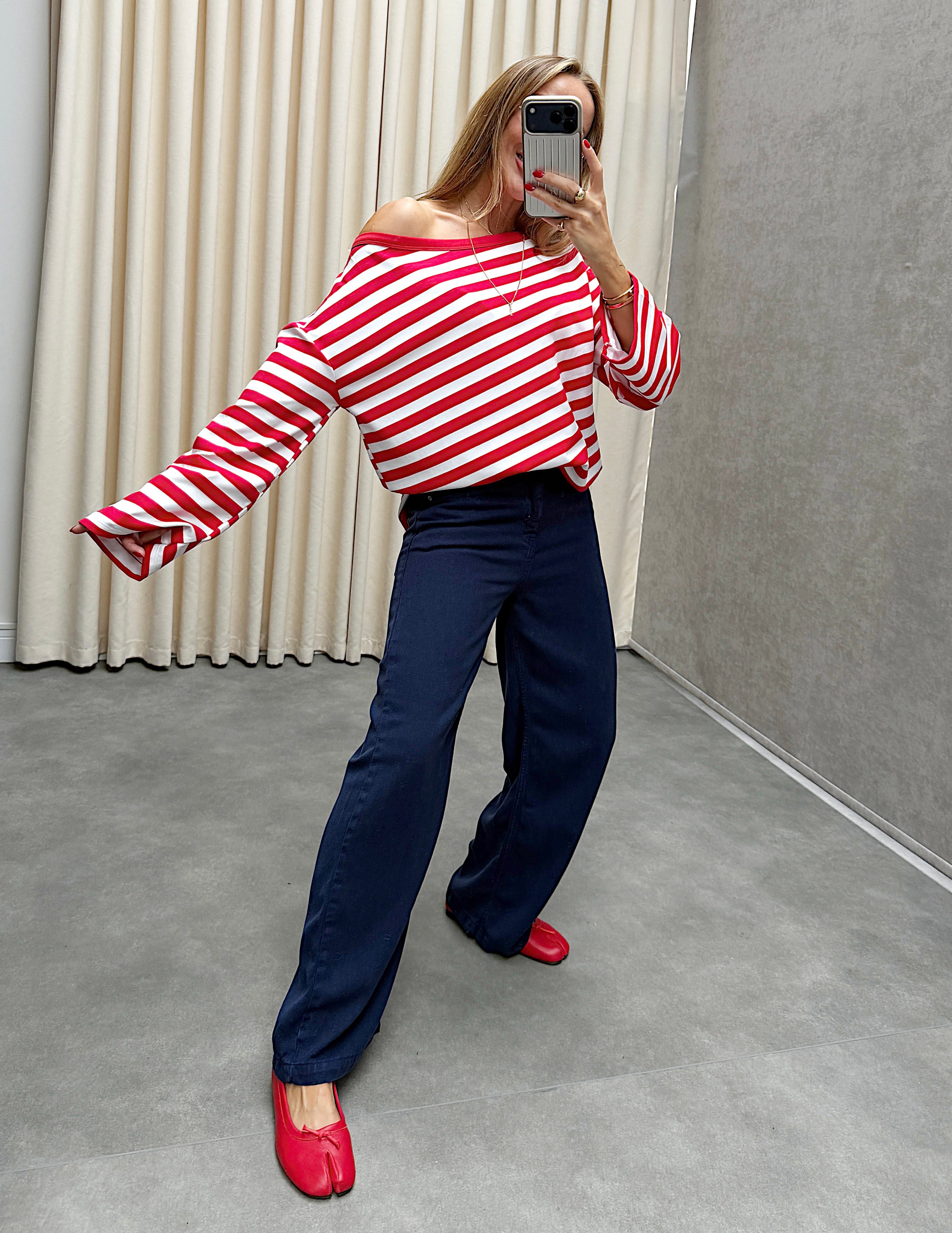 Arves Lacivert Tensel Denim Pantolon