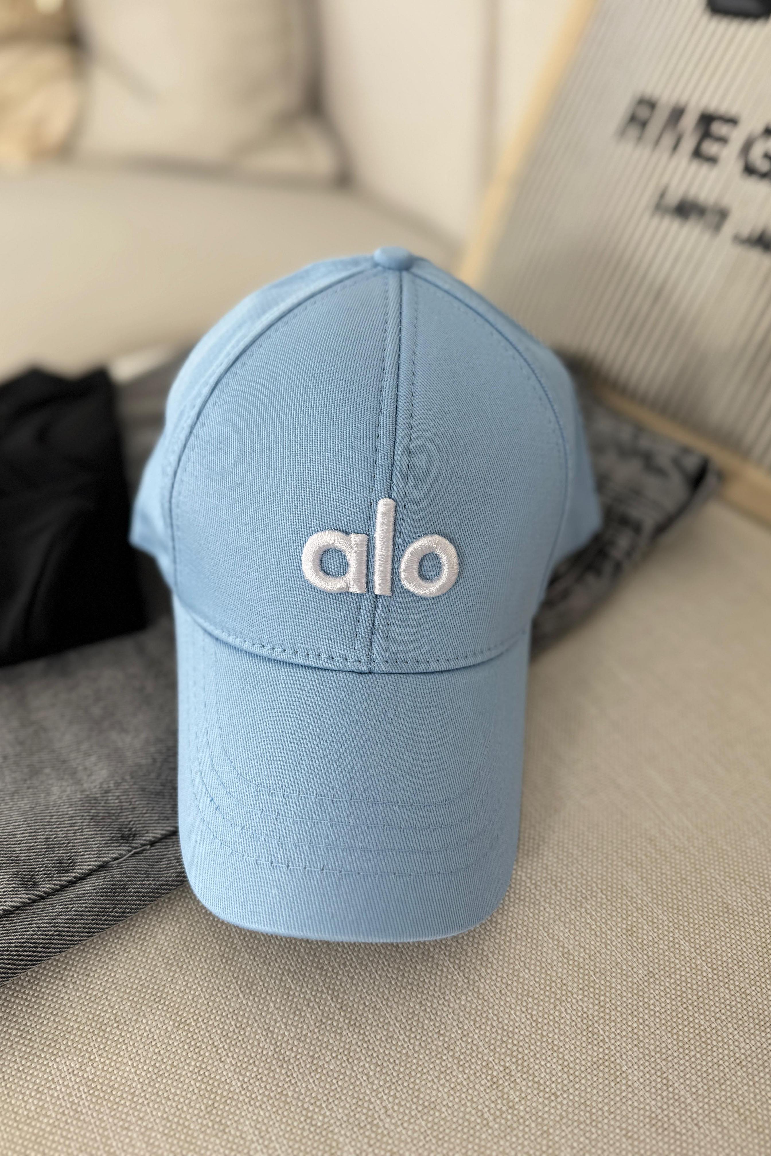 Marka Muadil Logo Baskılı Unisex Spor Şapka Mavi