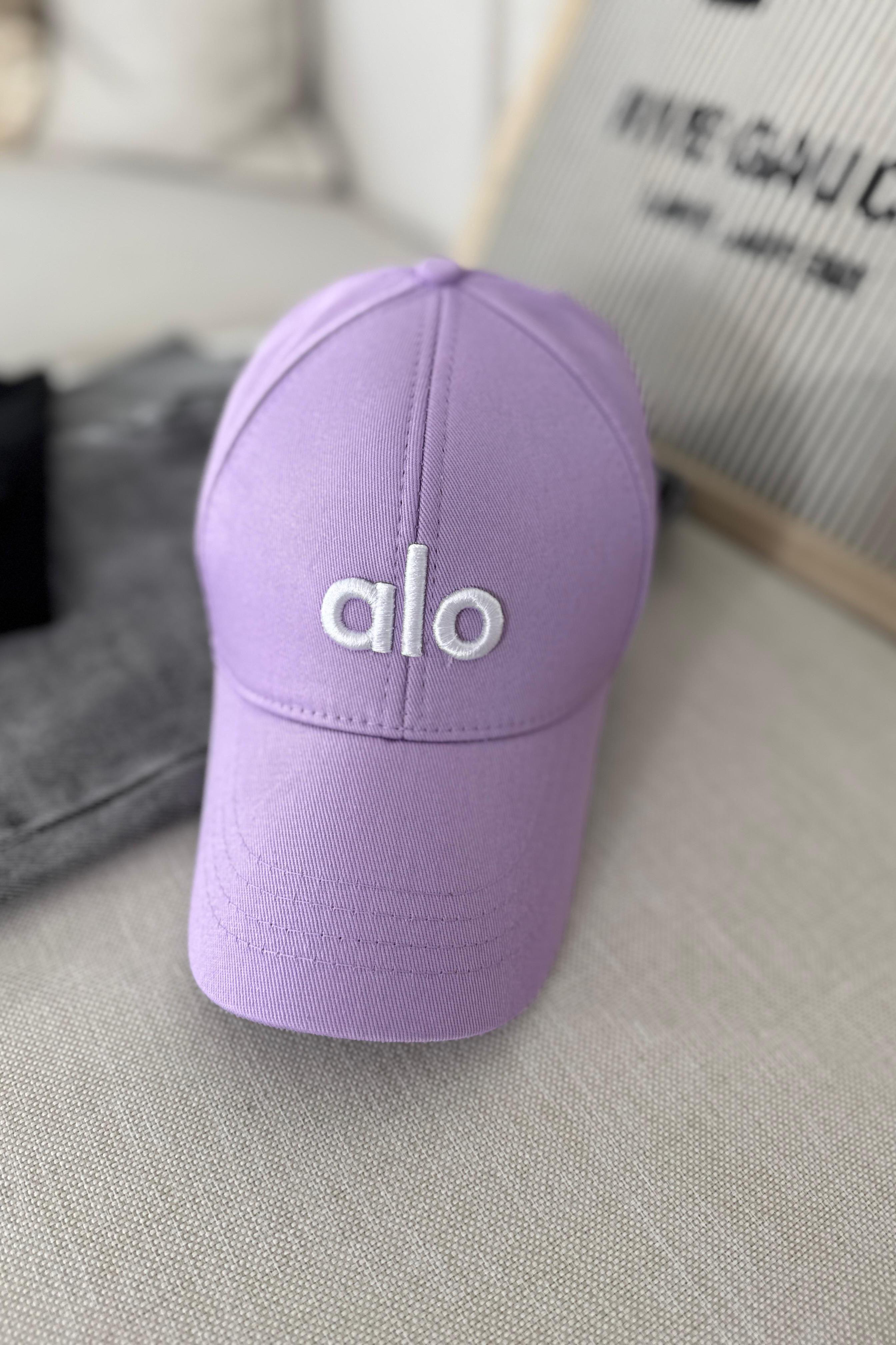 Marka Muadil Logo Baskılı Unisex Spor Şapka Lila