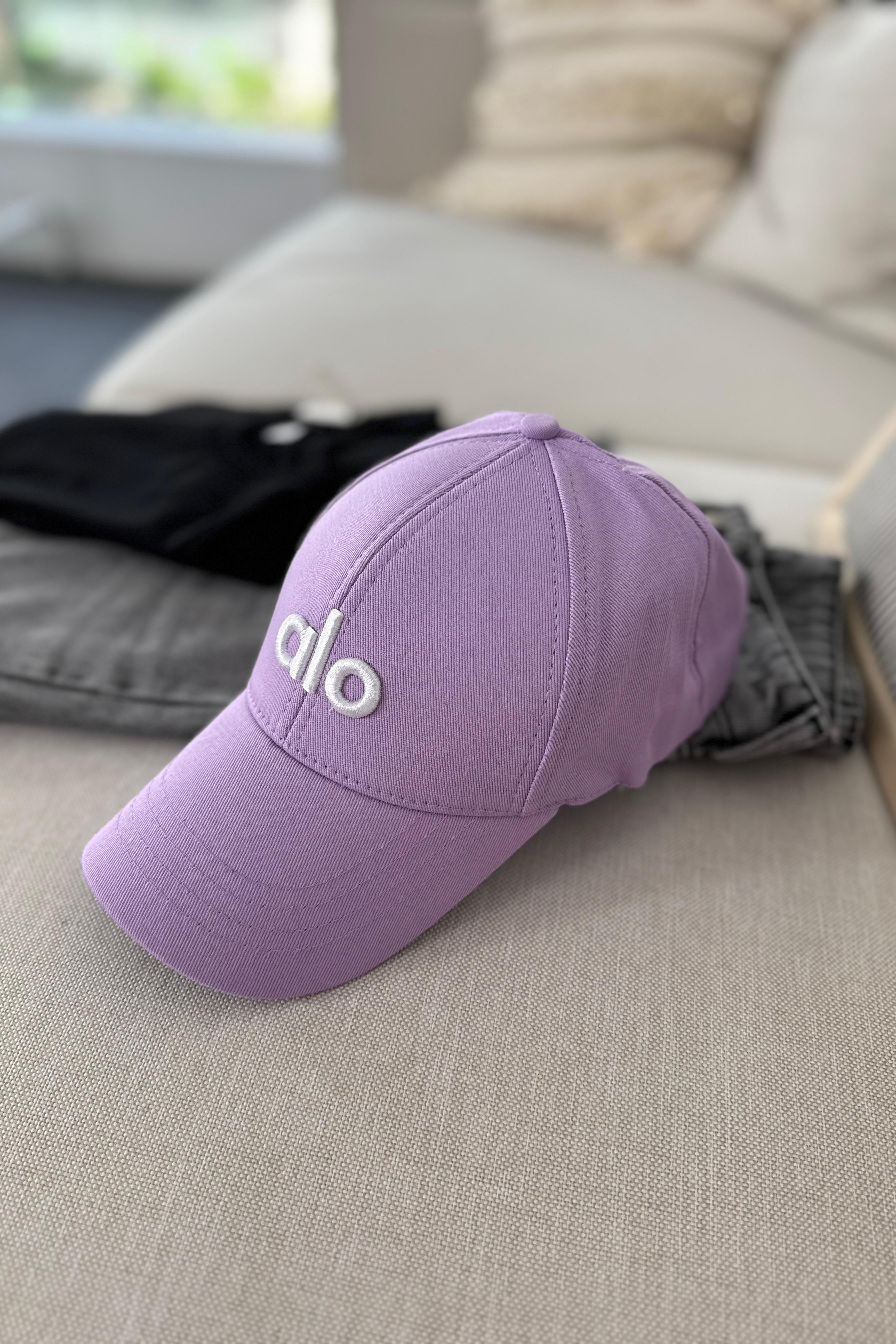 Marka Muadil Logo Baskılı Unisex Spor Şapka Lila