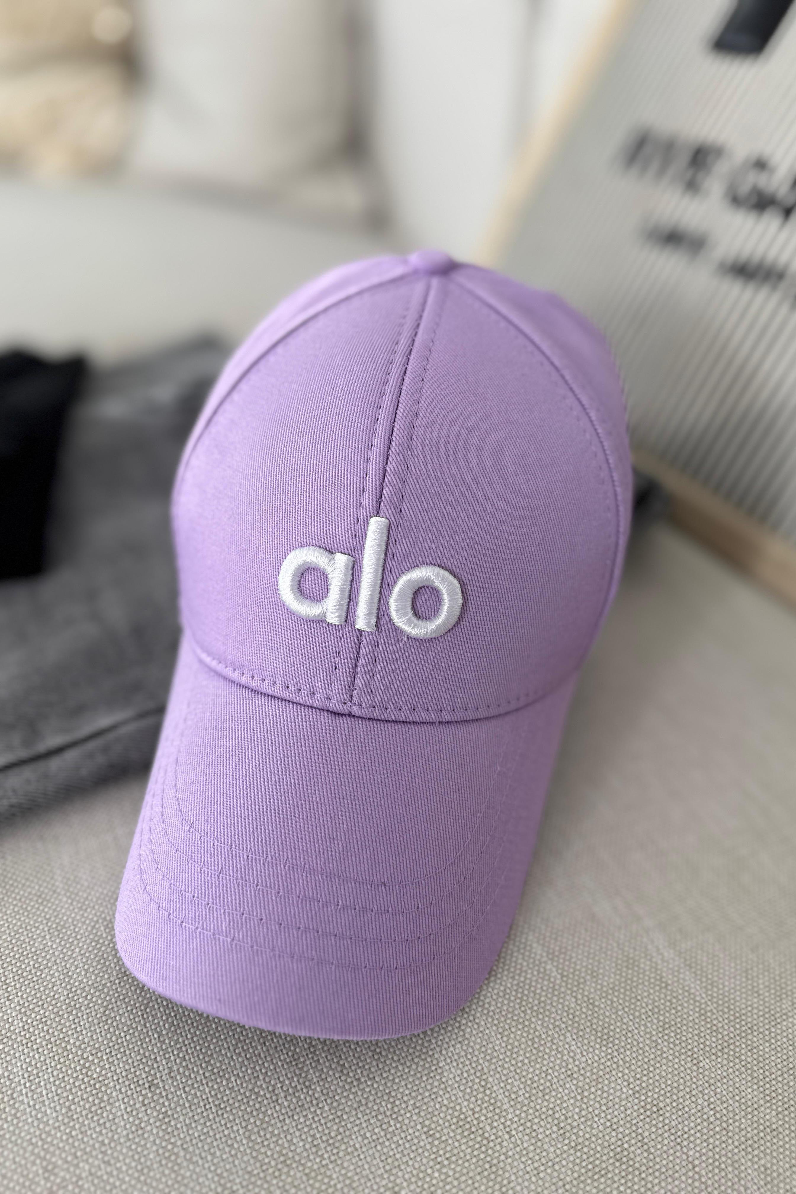 Marka Muadil Logo Baskılı Unisex Spor Şapka Lila