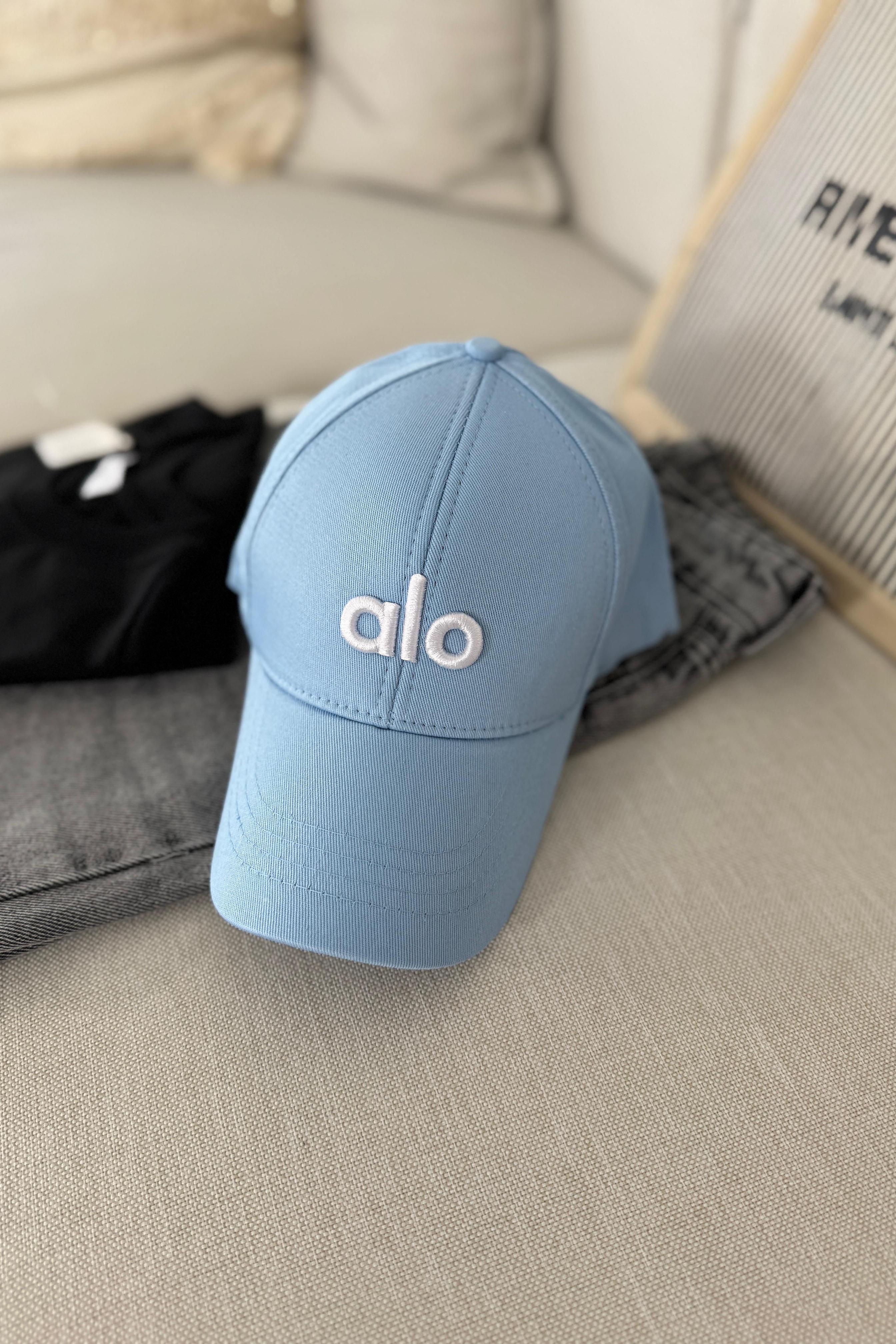 Marka Muadil Logo Baskılı Unisex Spor Şapka Mavi