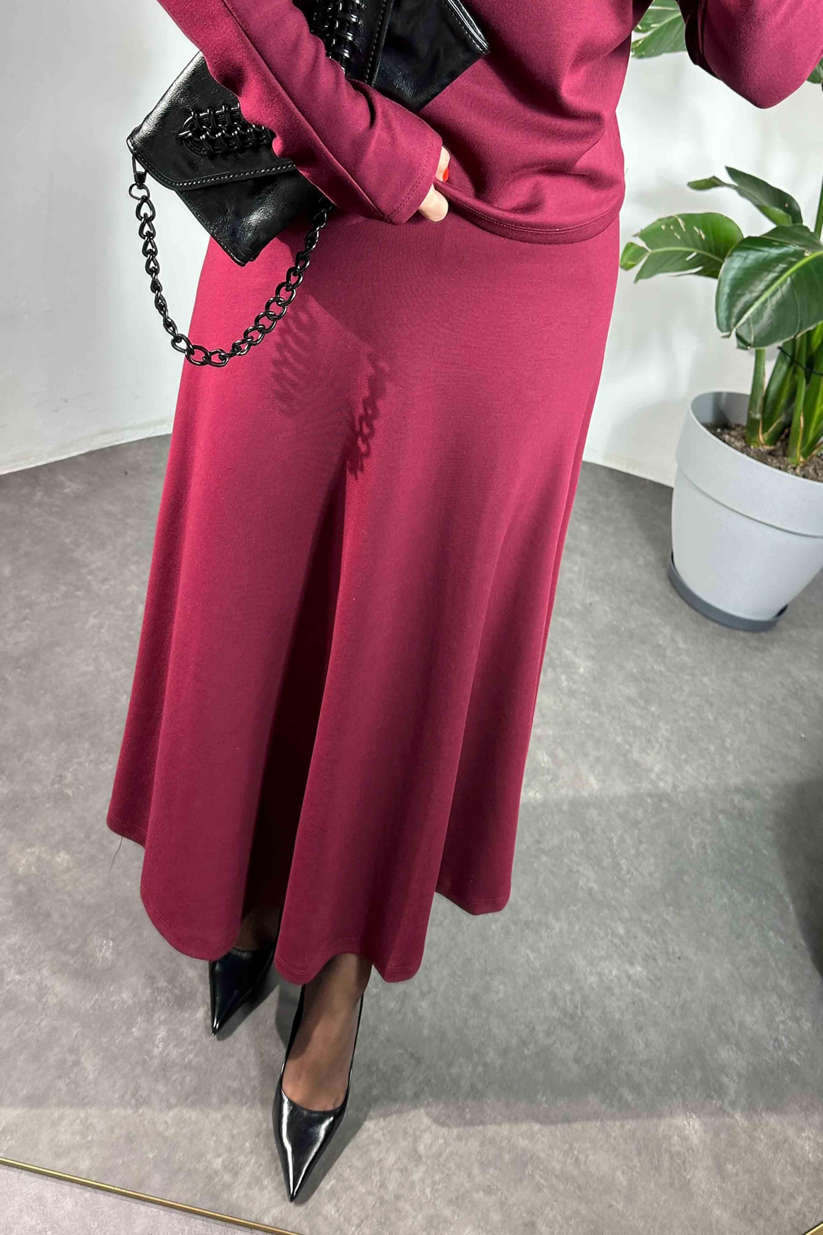 Modal Kumaş İkili Takım Bordo